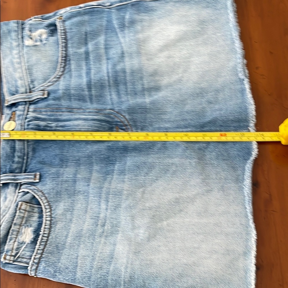 Frame Denim Blue Mini Skirt Casual - Picture 6 of 7